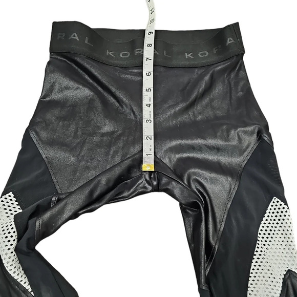 Koral Frame Mesh Panel High Waist Leggings Sz S - Picture 8 of 10
